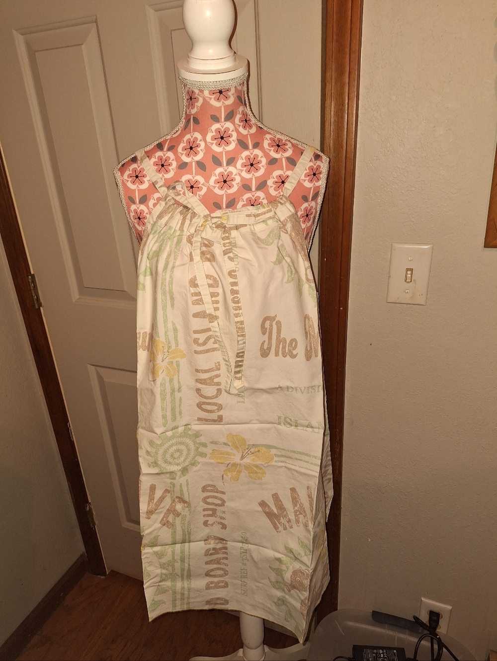 BDG Eva Tie Front Trapeze Dress - Picture 4 of 5